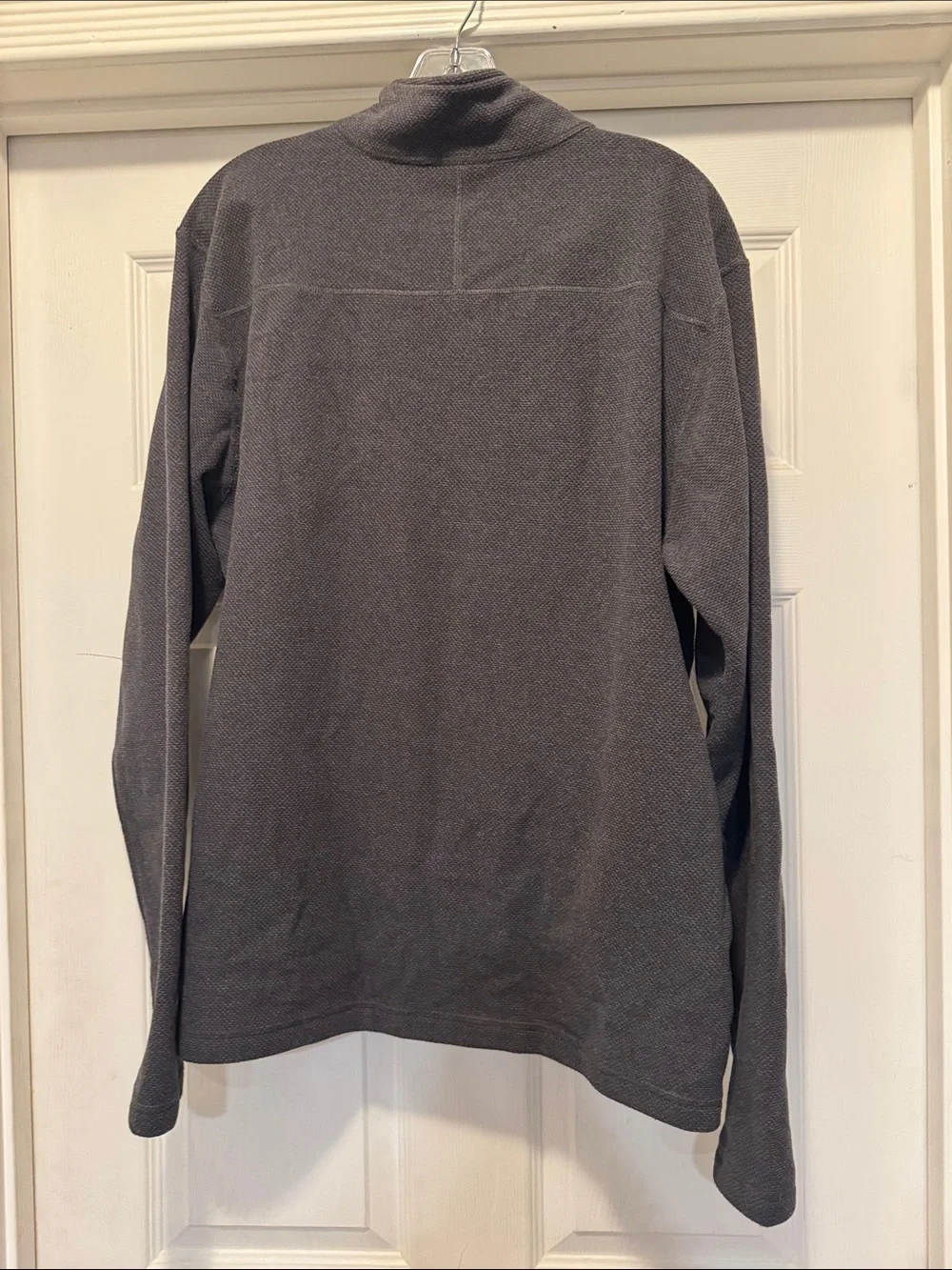 The North Face Charcol gray  Quarter-Zip Fleece Pullover